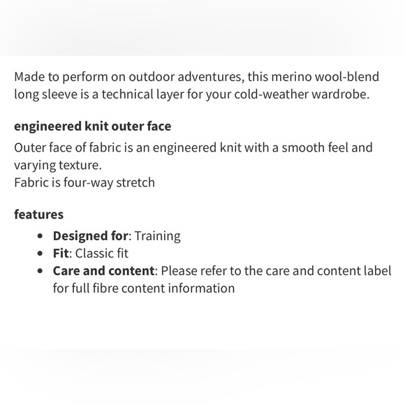 Lululemon men’s Engineered warmth long sleeve crew XXL colour is Bone. - Picture 3 of 7